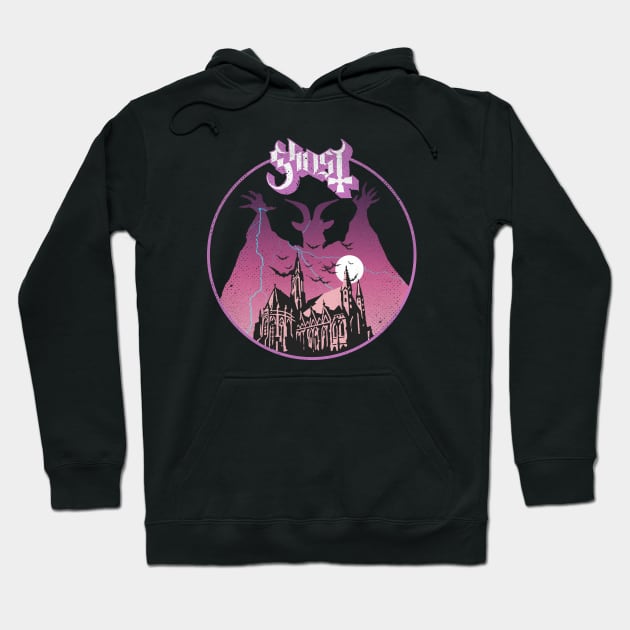 Ghost Purple Hoodie by Punk Fashion